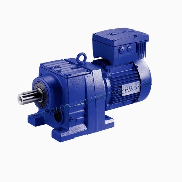 High Efficiency R Series Helical Geared Motor Speed Reducer For Food Machinery